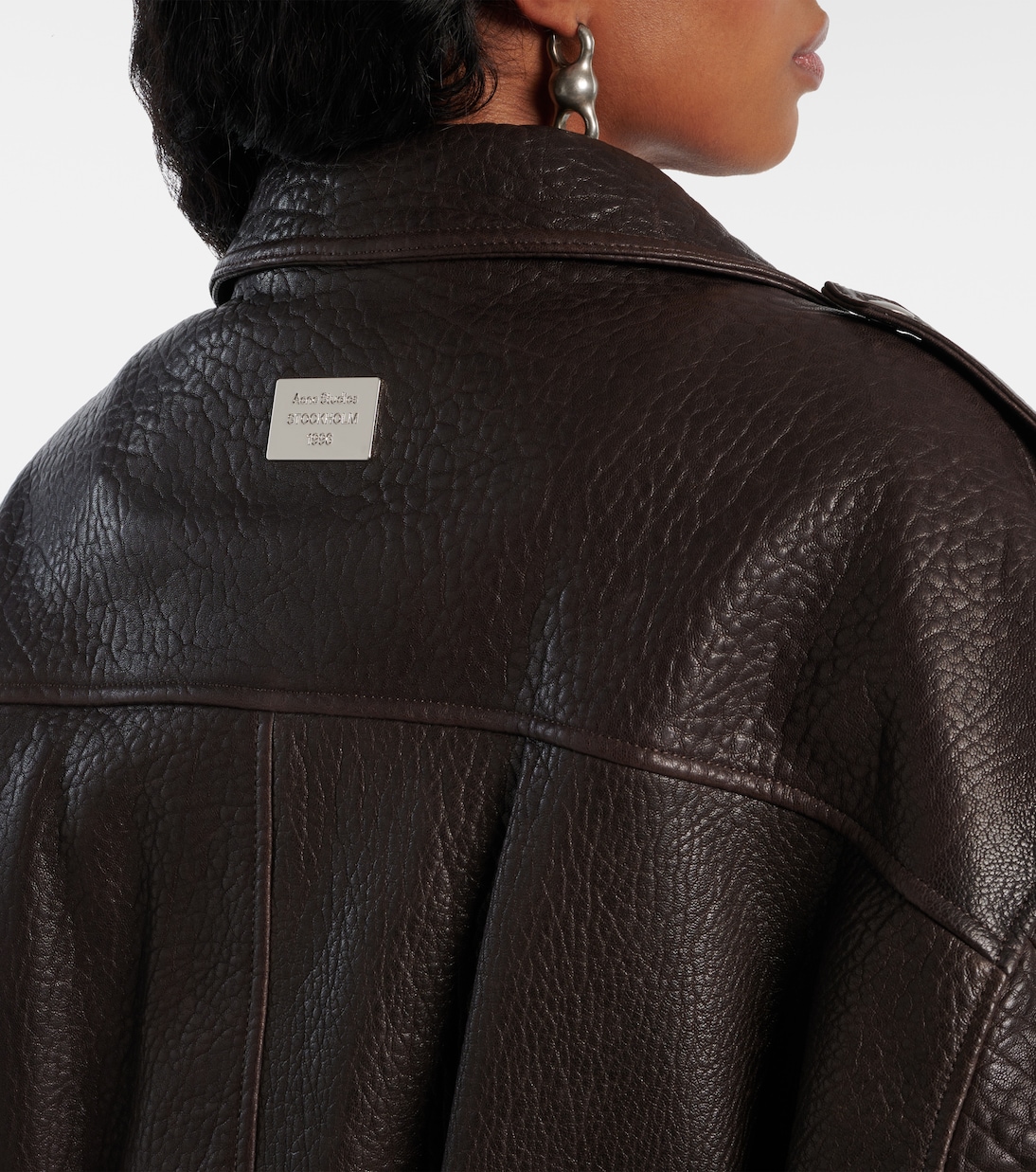 Giacca stile biker in pelle | Acne Studios