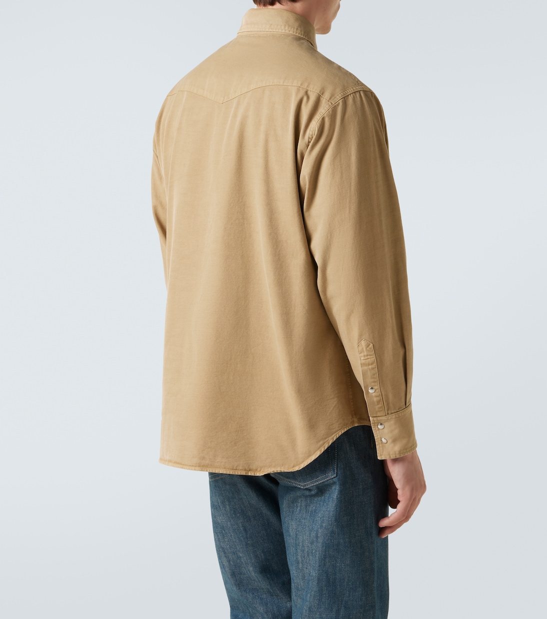 Hemd aus Baumwoll-Gabardine  | Auralee
