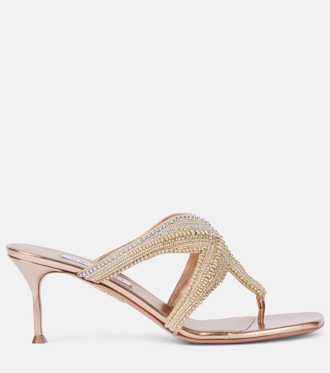 Mules Reef Star 65 en cuir | Aquazzura