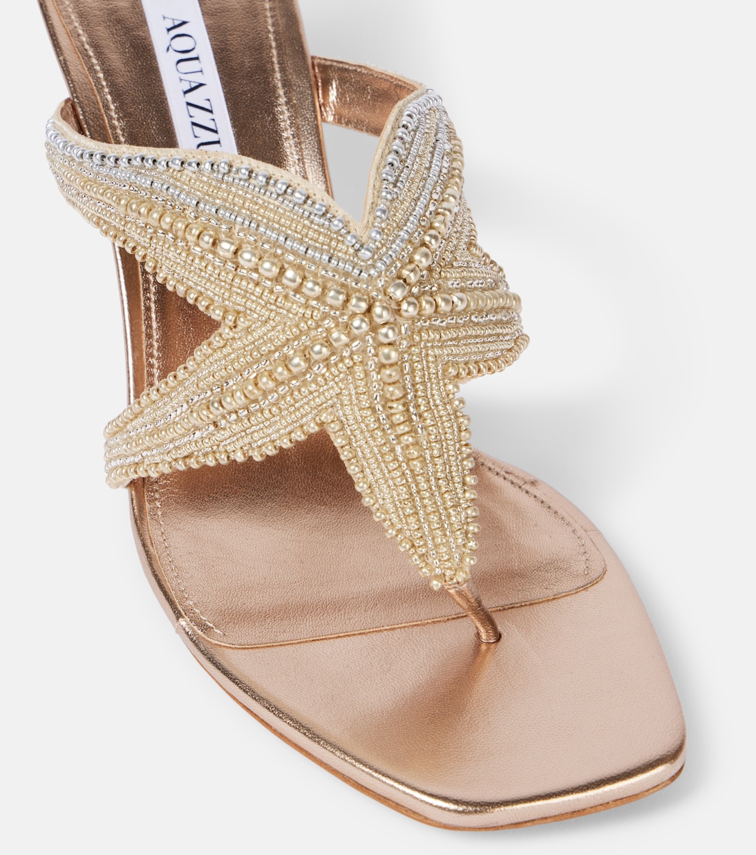 Mules Reef Star 65 en cuir | Aquazzura