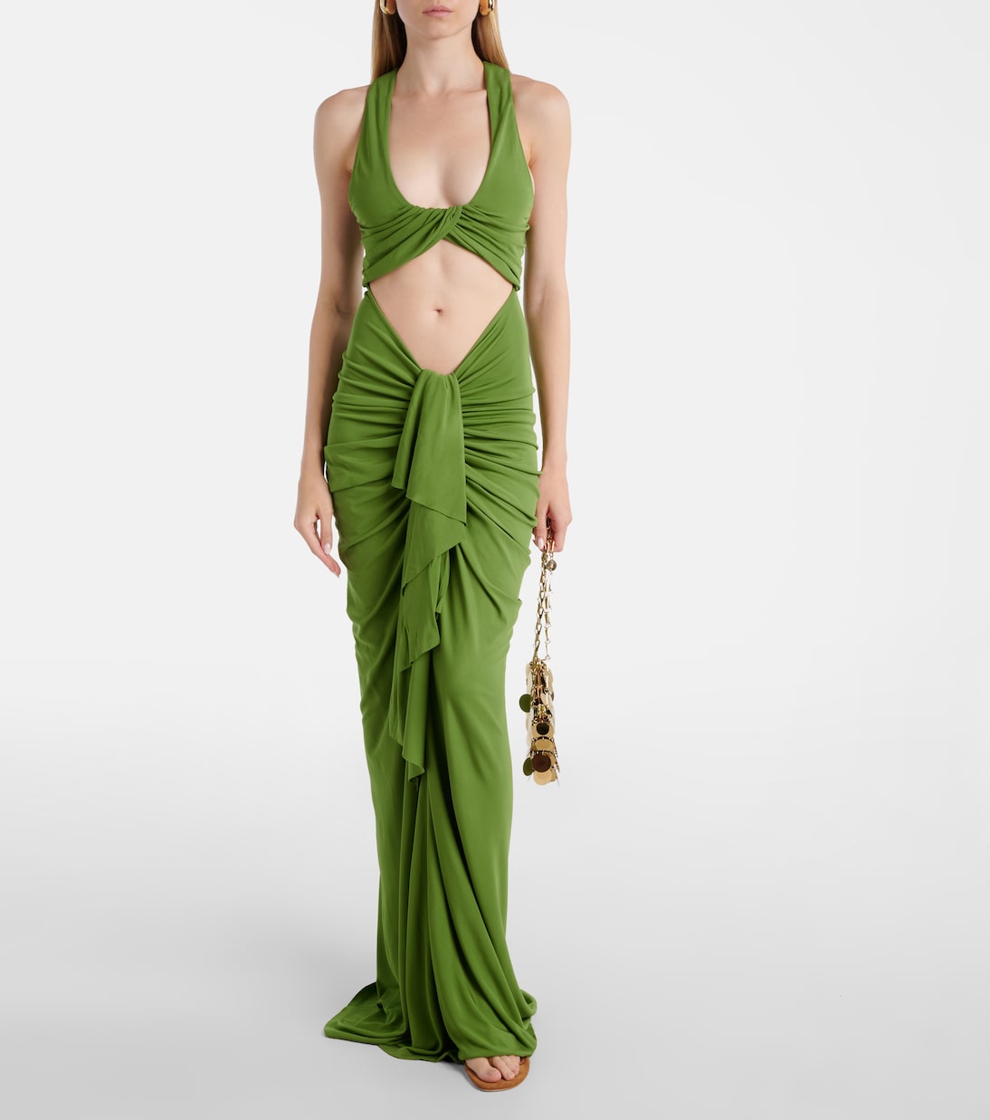 Vivenda draped jersey maxi dress | Christopher Esber