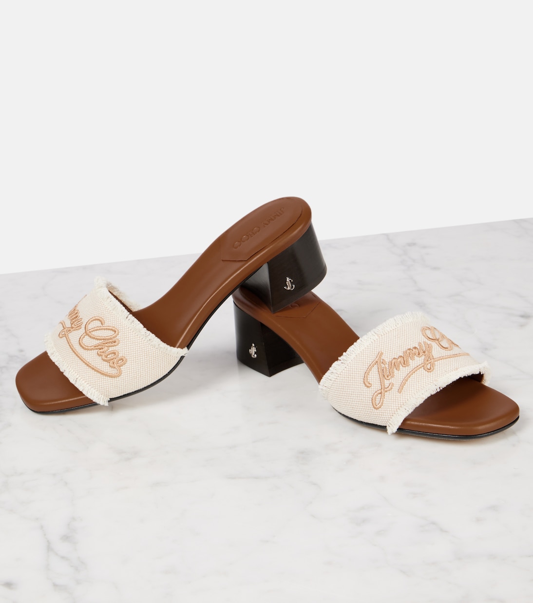 Mules Joa in canvas | Jimmy Choo