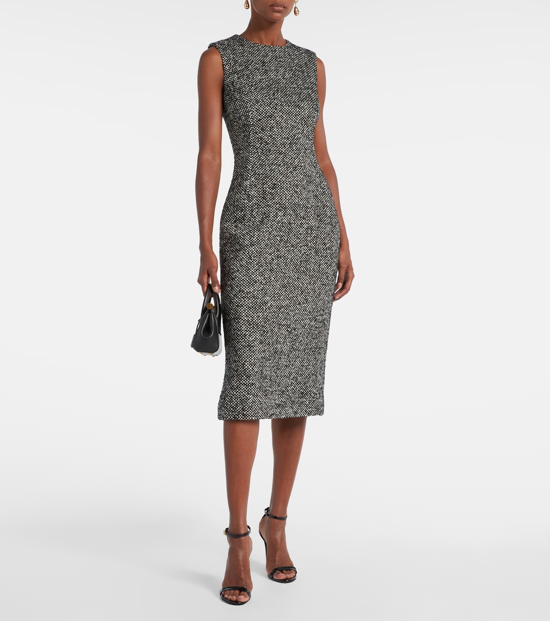 Abito midi a quadri | Dolce&Gabbana