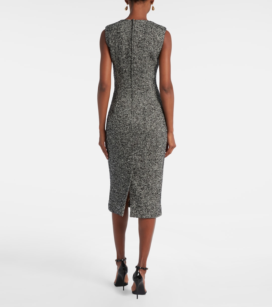 Abito midi a quadri | Dolce&Gabbana