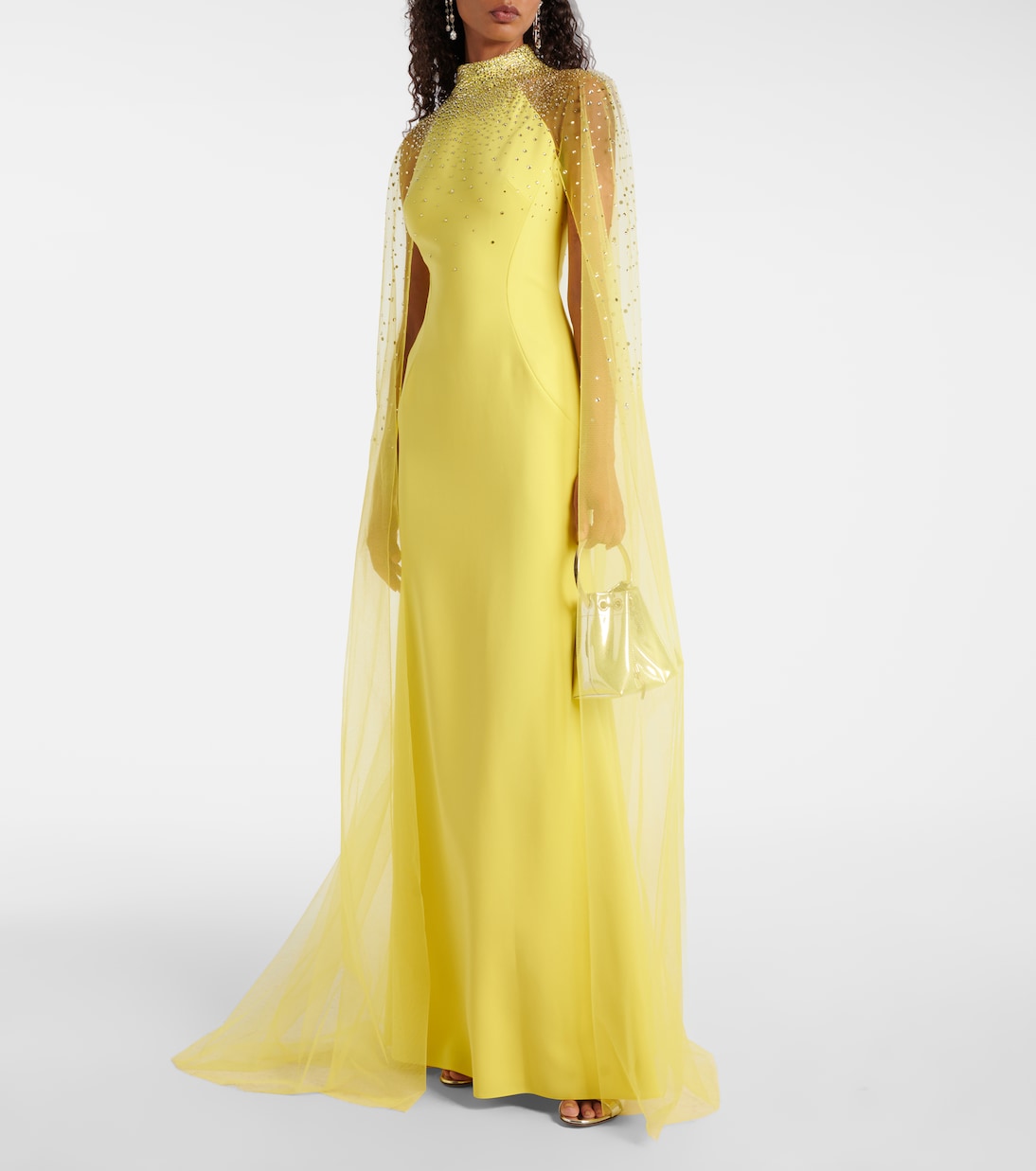 Abito lungo Limelight con cristalli | Jenny Packham