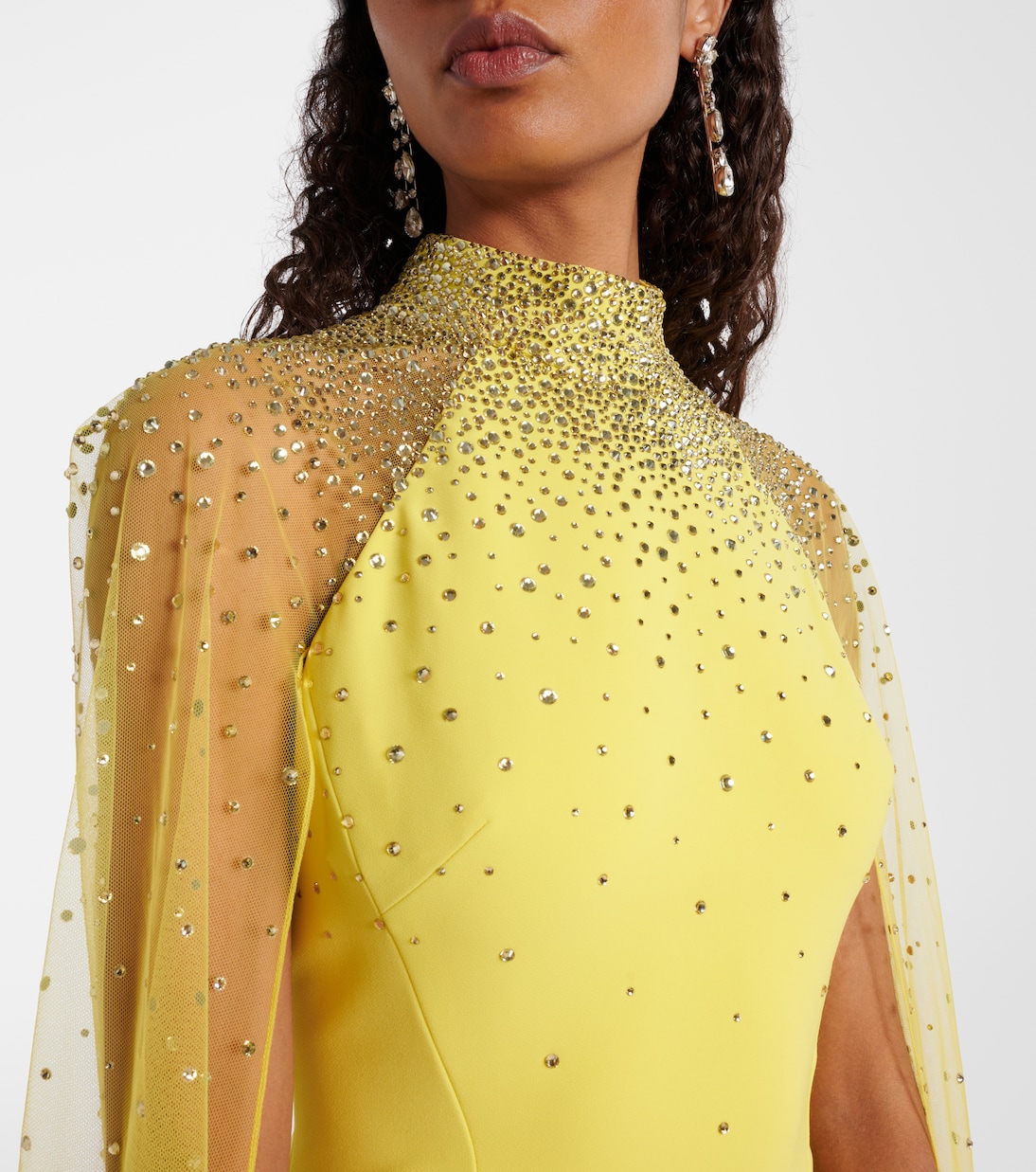 Abito lungo Limelight con cristalli | Jenny Packham