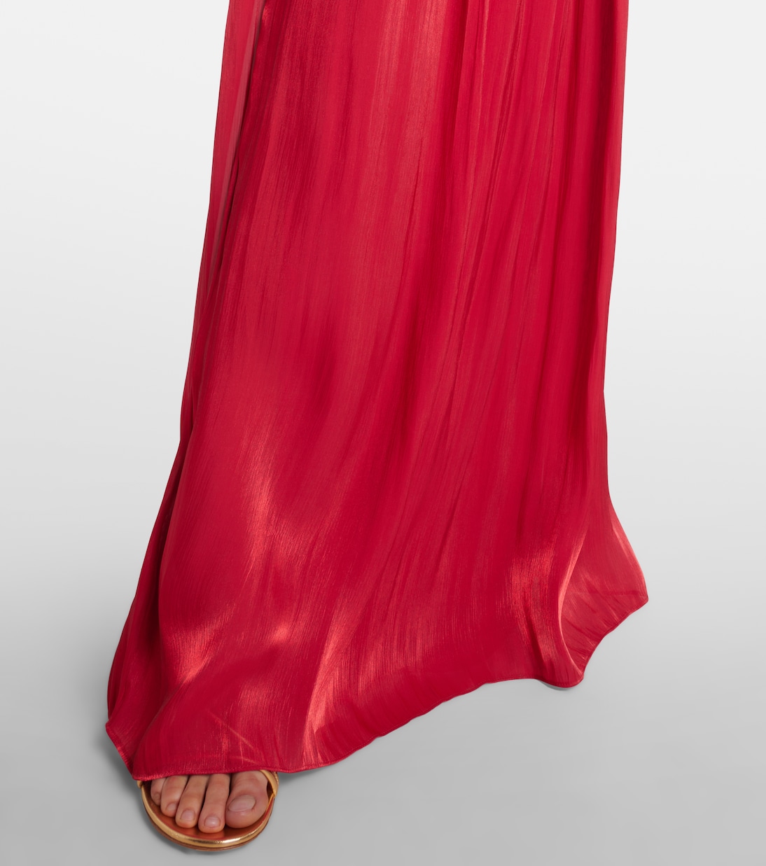 Vestido de fiesta Charmain de georgette lamé | Costarellos
