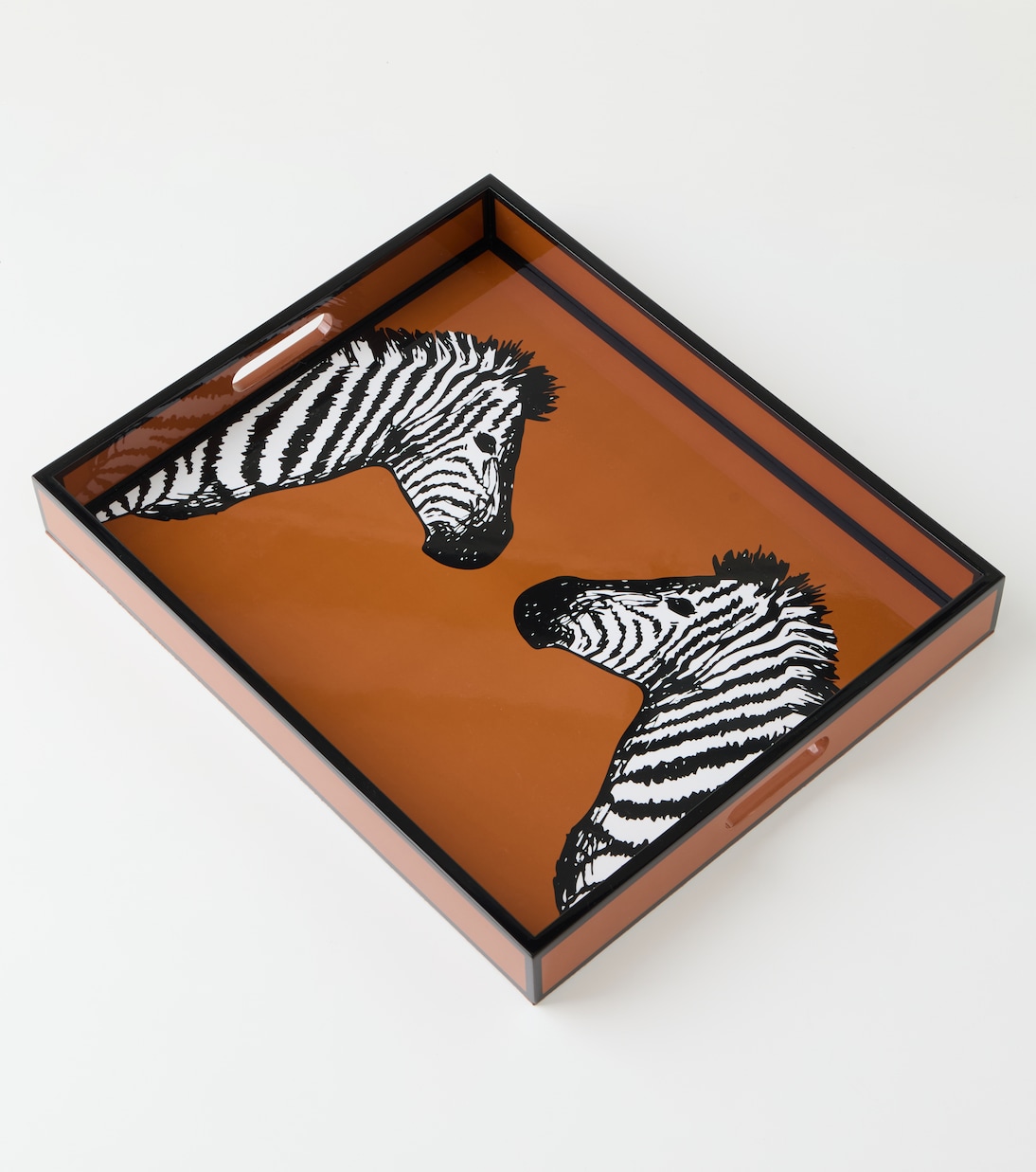 Zebra lacquer tray | Jonathan Adler