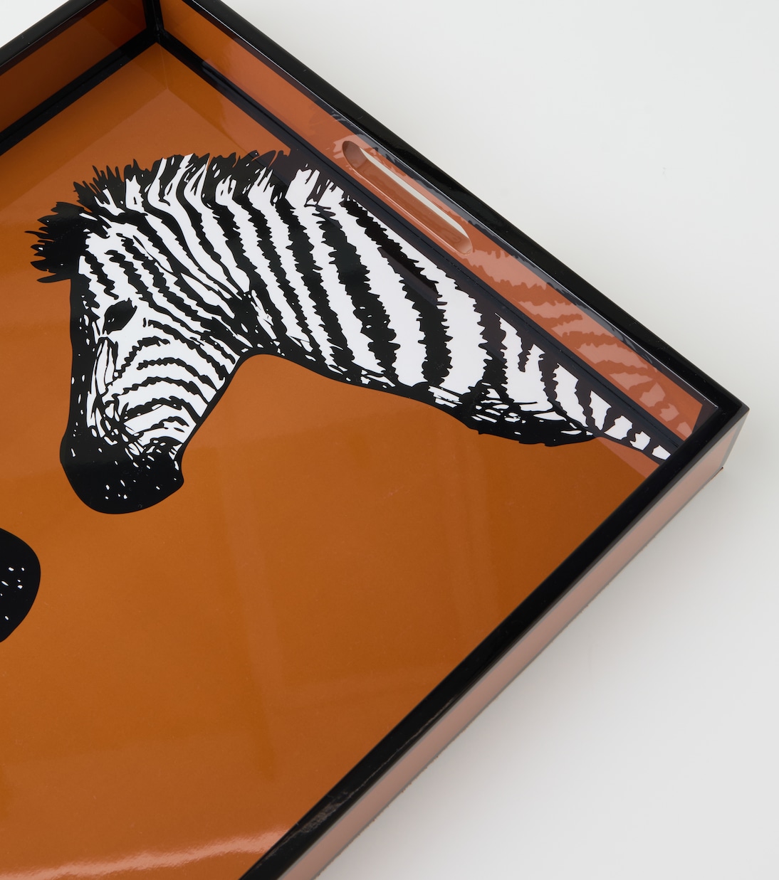 Zebra lacquer tray | Jonathan Adler