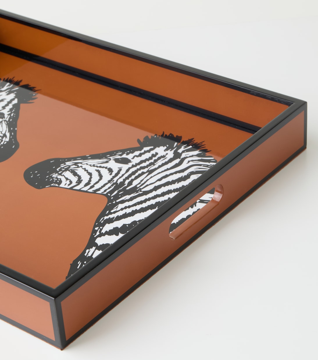 Zebra lacquer tray | Jonathan Adler