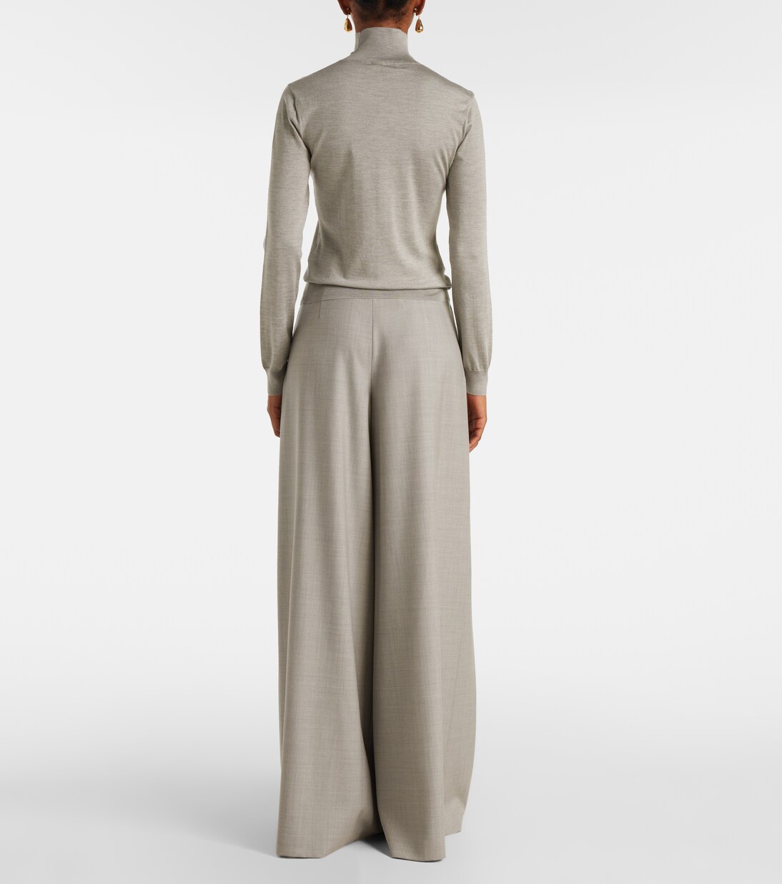 Rollkragenpullover aus einem Seidengemisch | Ralph Lauren Collection