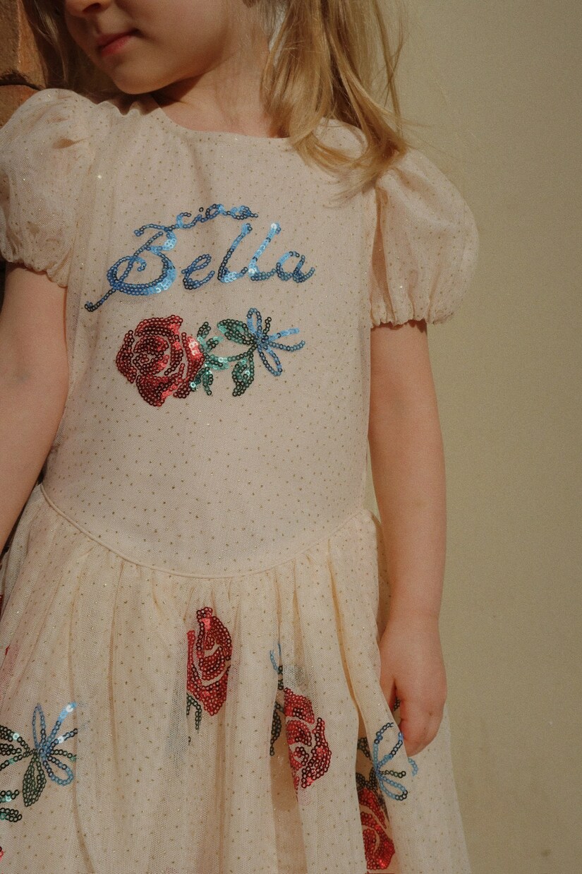 Embellished floral tulle dress | Konges Sløjd