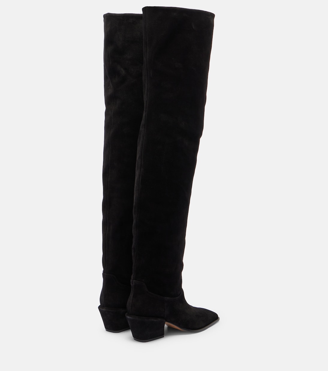 Bettina over-the-knee suede boots | Paris Texas
