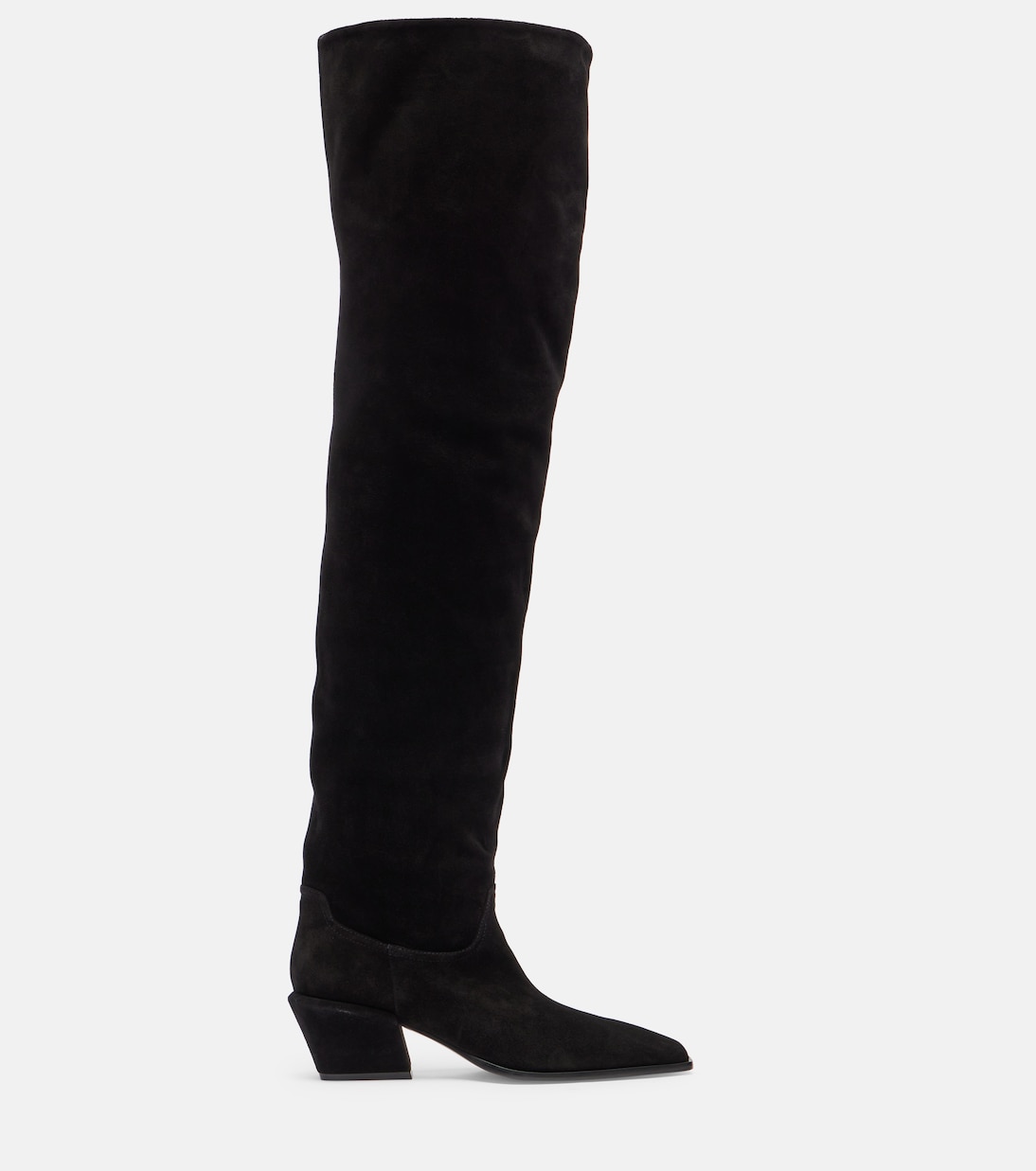 Bettina over-the-knee suede boots | Paris Texas