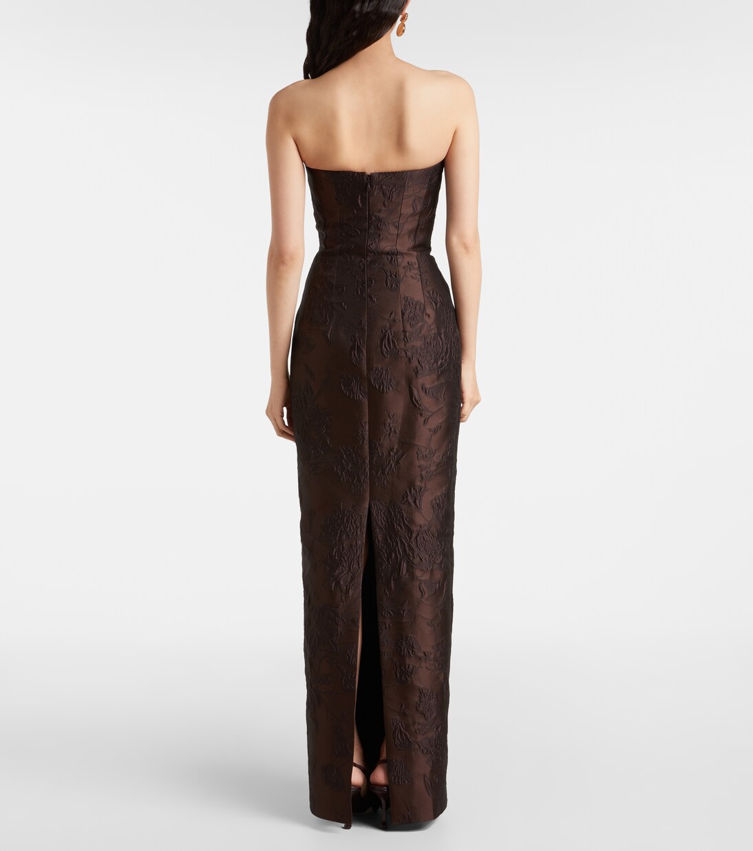 Robe longue Laelia en jacquard | Emilia Wickstead