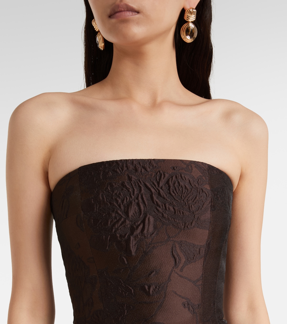 Robe longue Laelia en jacquard | Emilia Wickstead