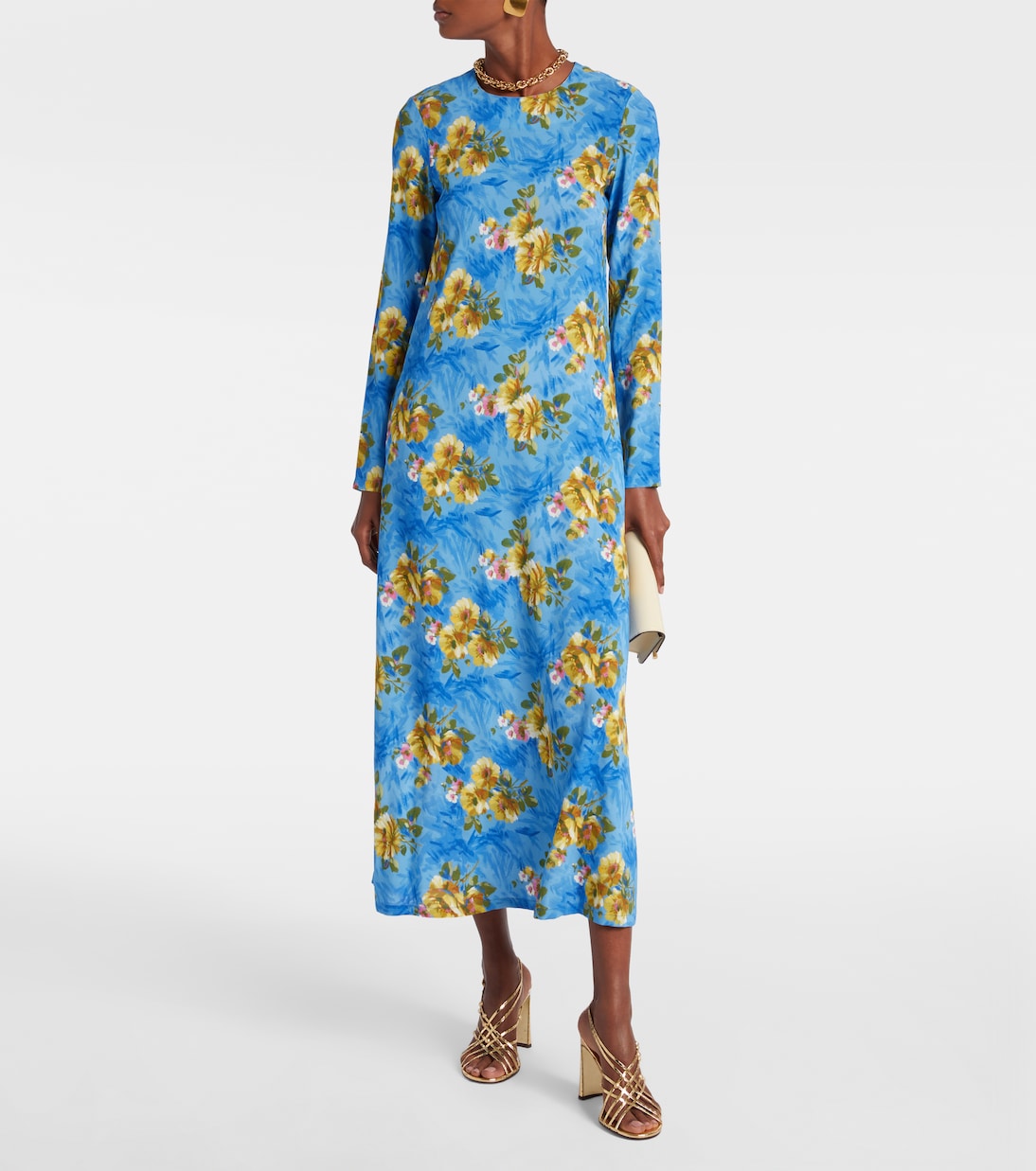 Swing floral maxi dress | La DoubleJ