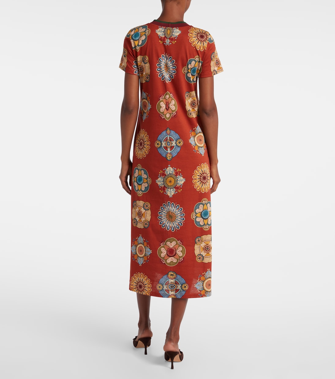 Sporty Swing cotton jersey midi dress | La DoubleJ