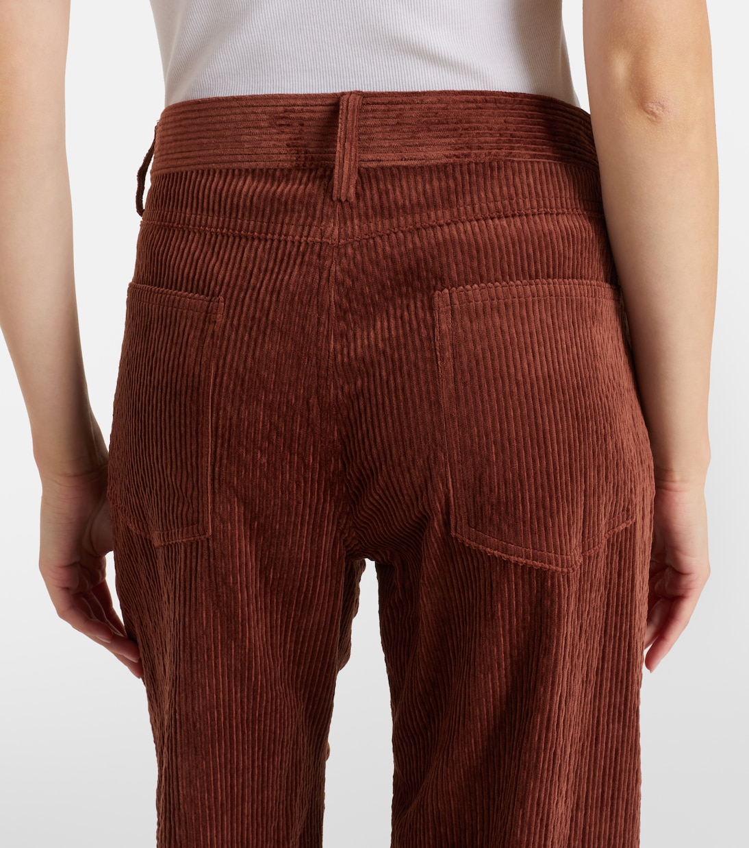 High-Rise-Hose aus Cord | Magda Butrym