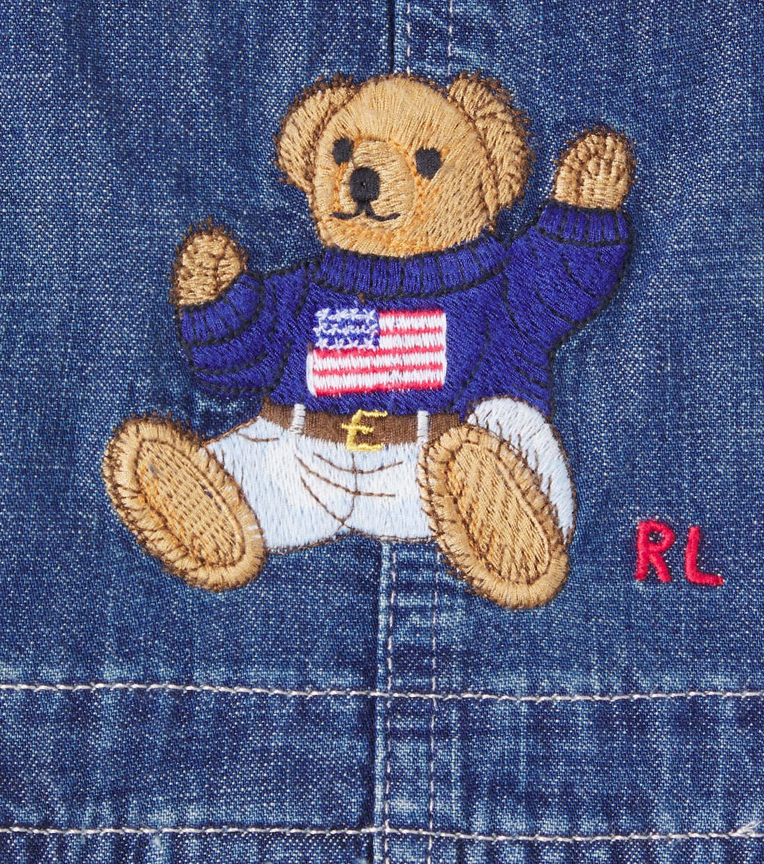 Polo Bear denim overalls | Polo Ralph Lauren Kids