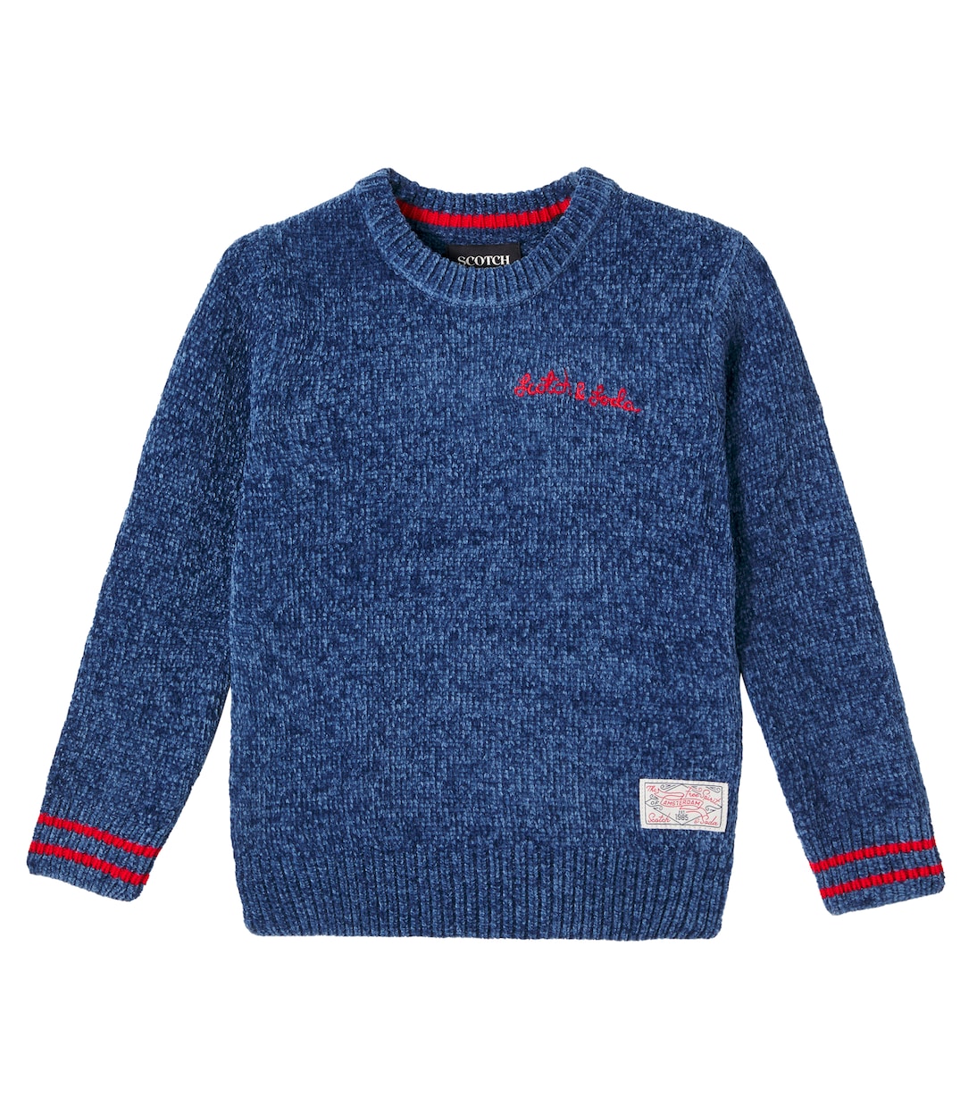 Logo chenille sweater | Scotch & Soda Kids