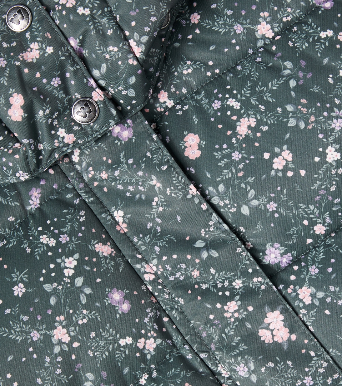 Abrigo acolchado Yrsa floral | Wheat