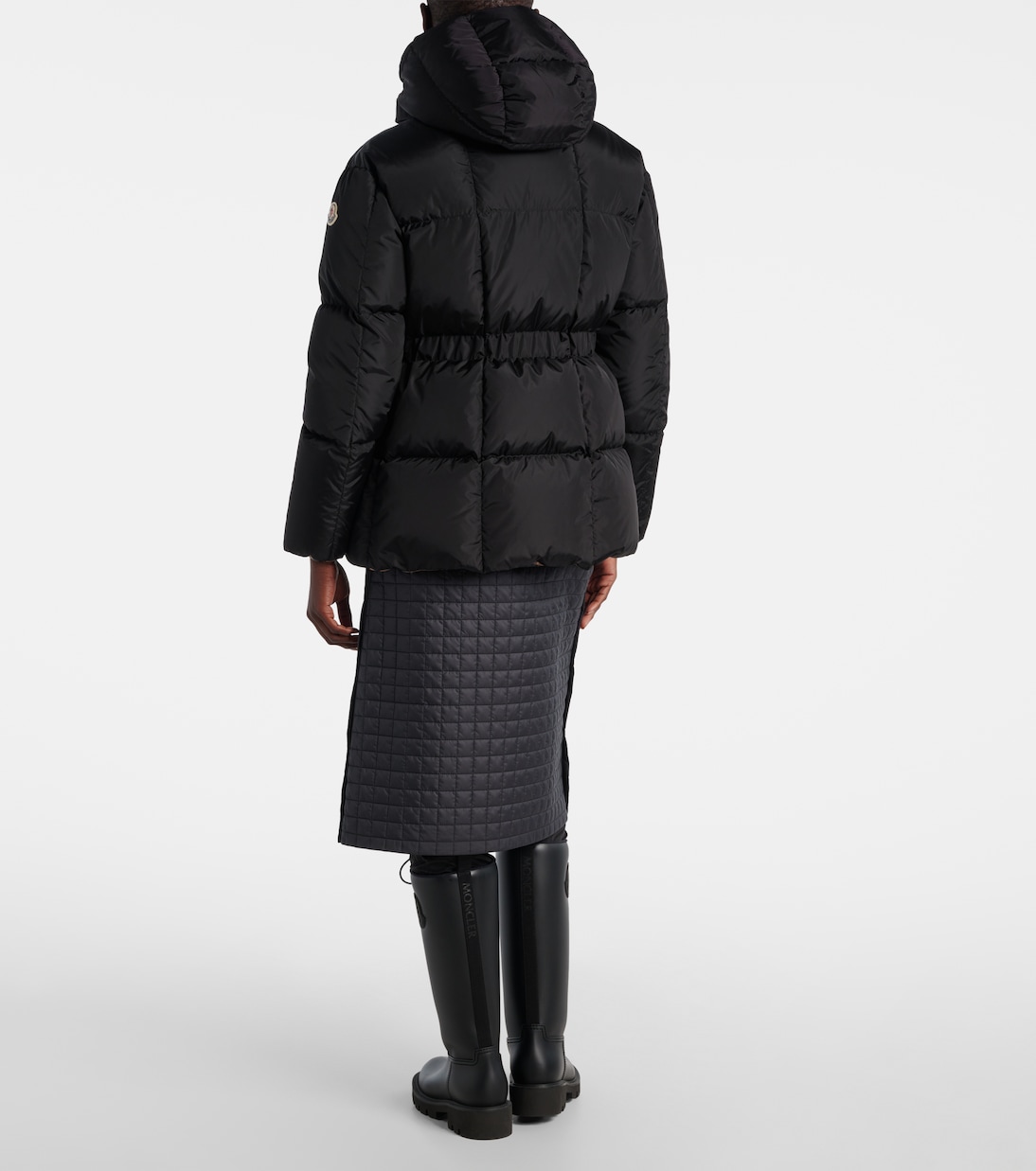 Agneux belted quilted down jacket | Moncler
