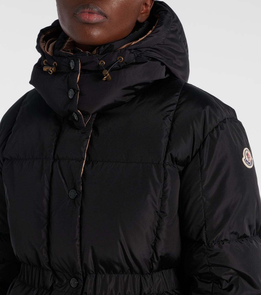 Agneux belted quilted down jacket | Moncler