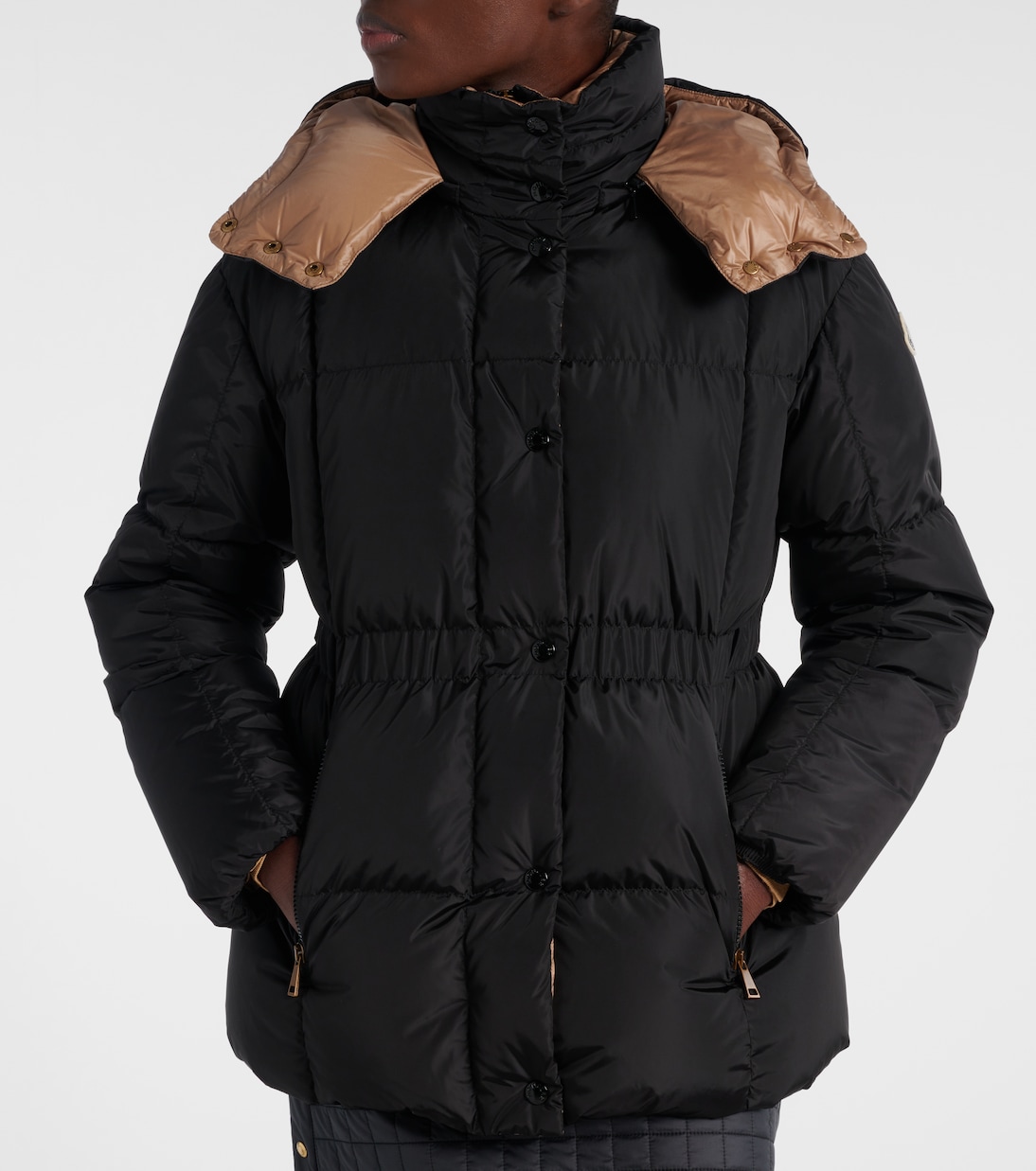Agneux belted quilted down jacket | Moncler