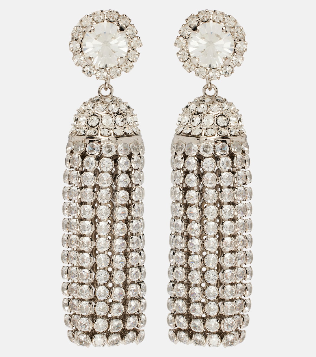 Crystal-embellished drop earrings | Rabanne