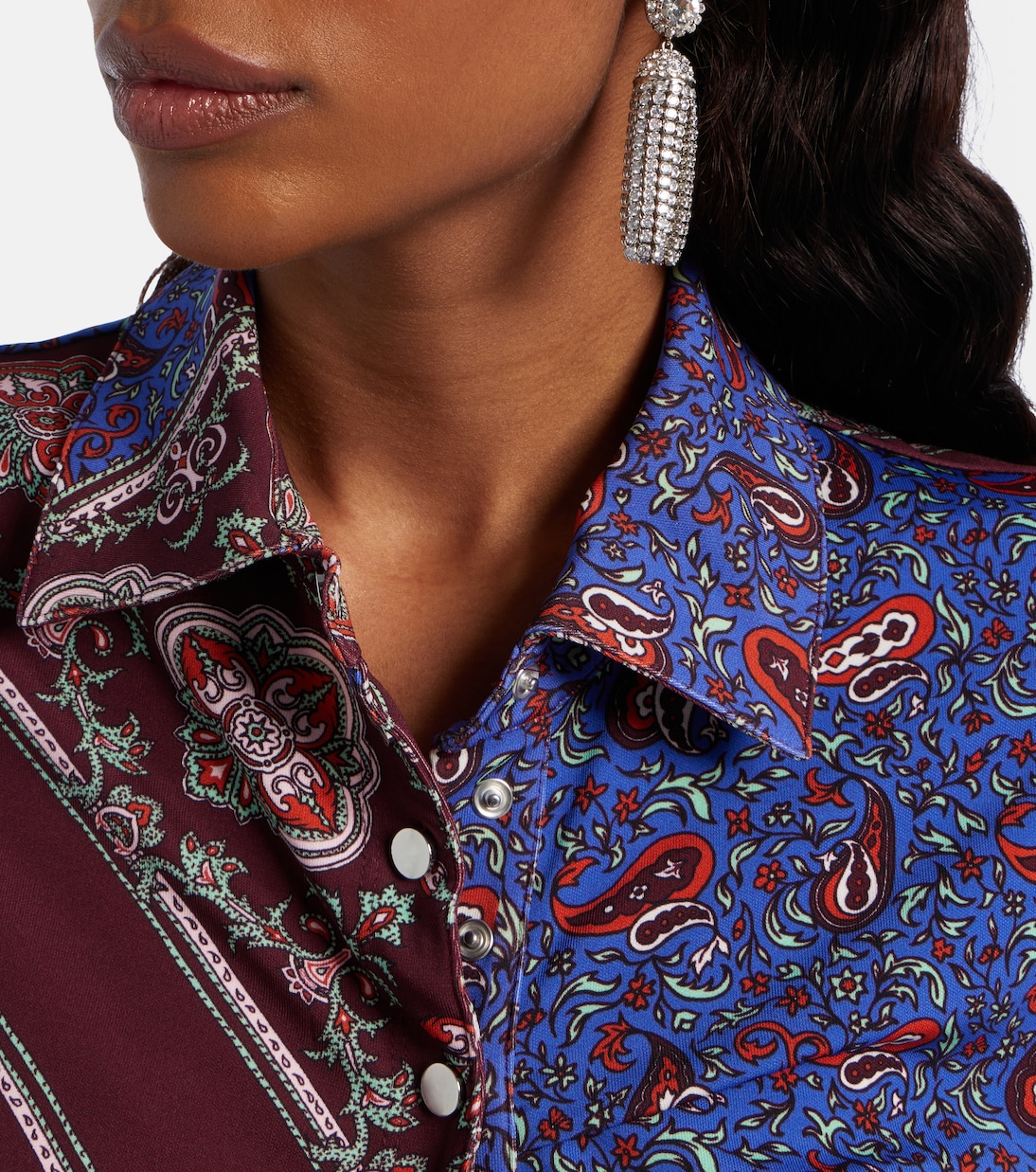 Crystal-embellished drop earrings | Rabanne