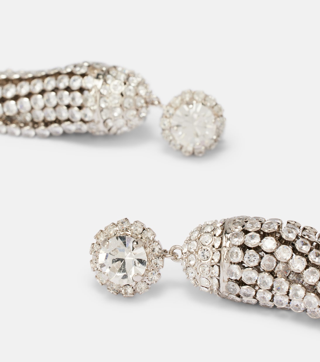 Crystal-embellished drop earrings | Rabanne