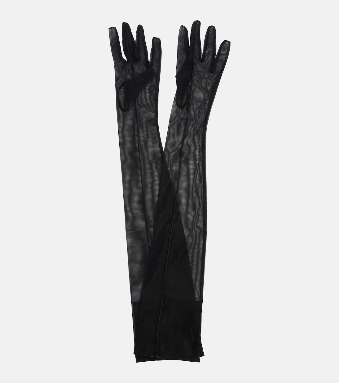 Handschuhe re/edit aus Mesh | Mugler