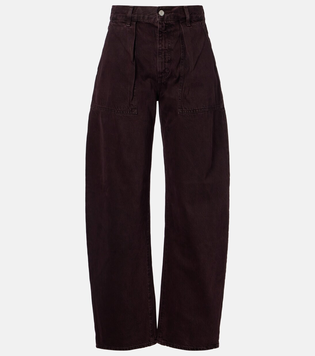 Sefton high-rise barrel-leg jeans | Agolde