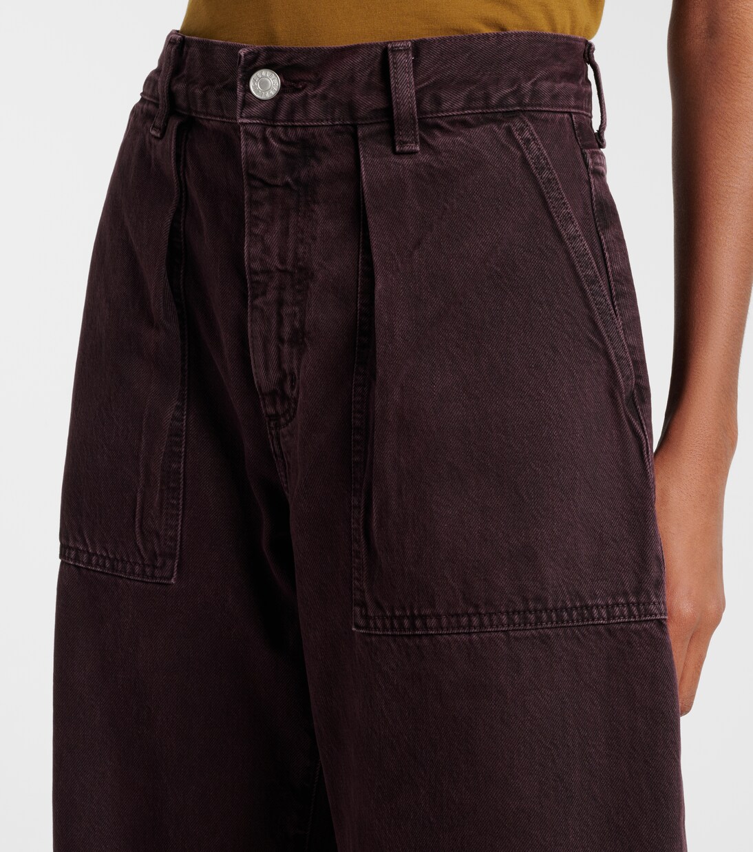 Sefton high-rise barrel-leg jeans | Agolde
