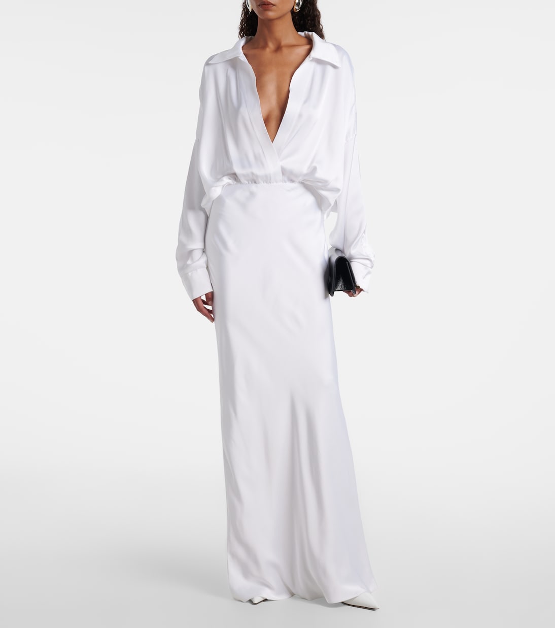 Belted oversized gown | Norma Kamali