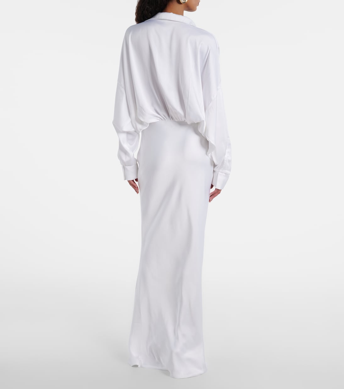 Belted oversized gown | Norma Kamali