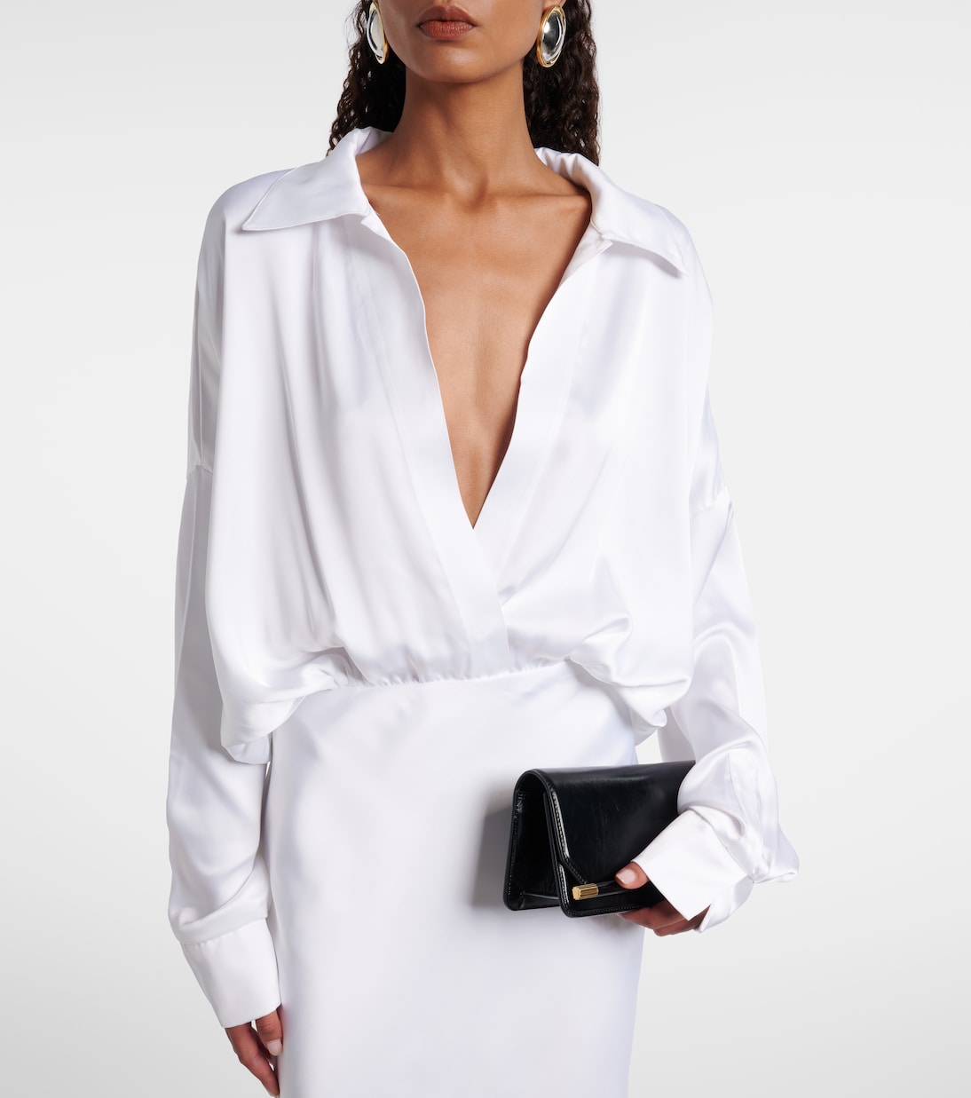 Belted oversized gown | Norma Kamali