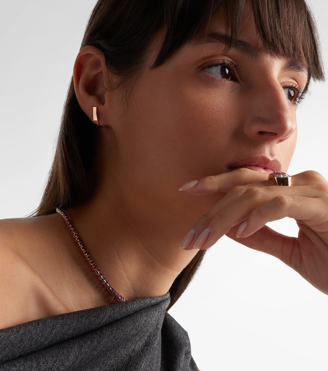 Einzelner Ohrring Berbere aus 18kt Roségold  | Repossi