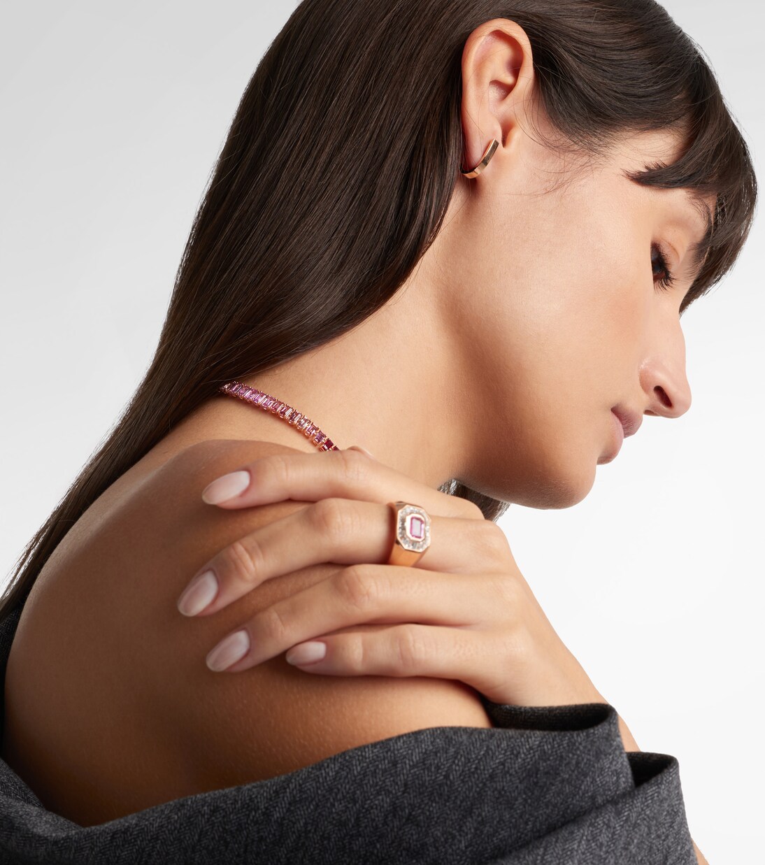 Einzelner Ohrring Berbere aus 18kt Roségold  | Repossi