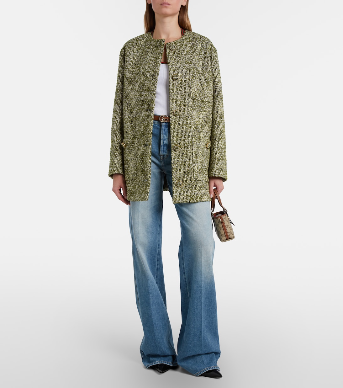 Top Web Stripe aus Jersey | Gucci