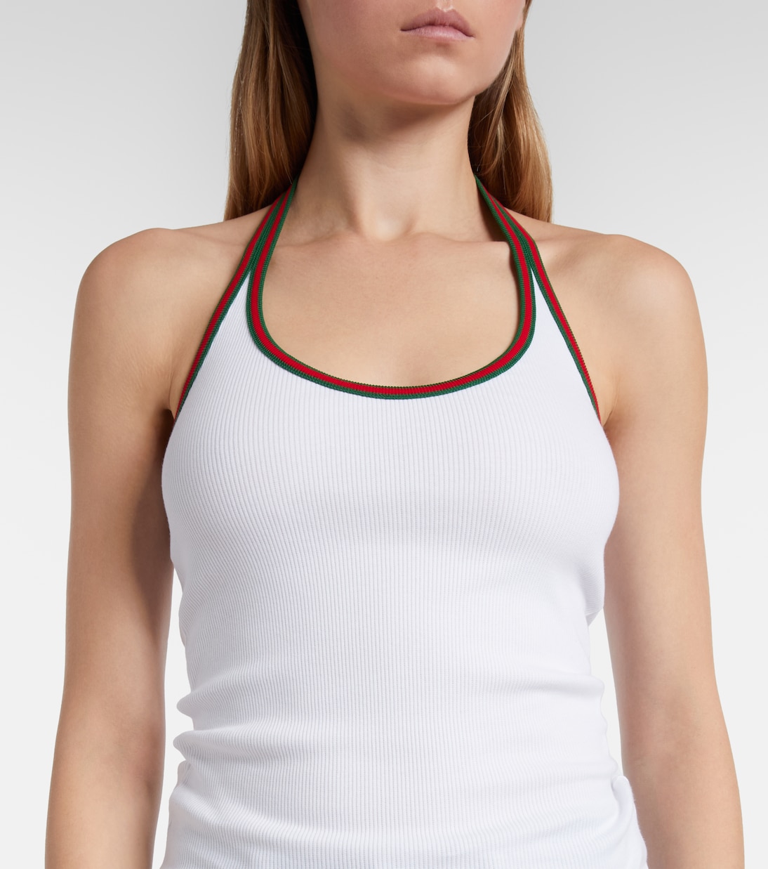 Top Web Stripe aus Jersey | Gucci