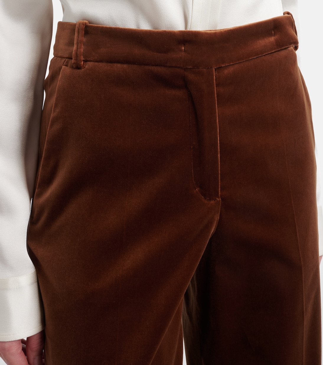 Pantaloni  a gamba larga Elegance Softness in velluto | Dorothee Schumacher