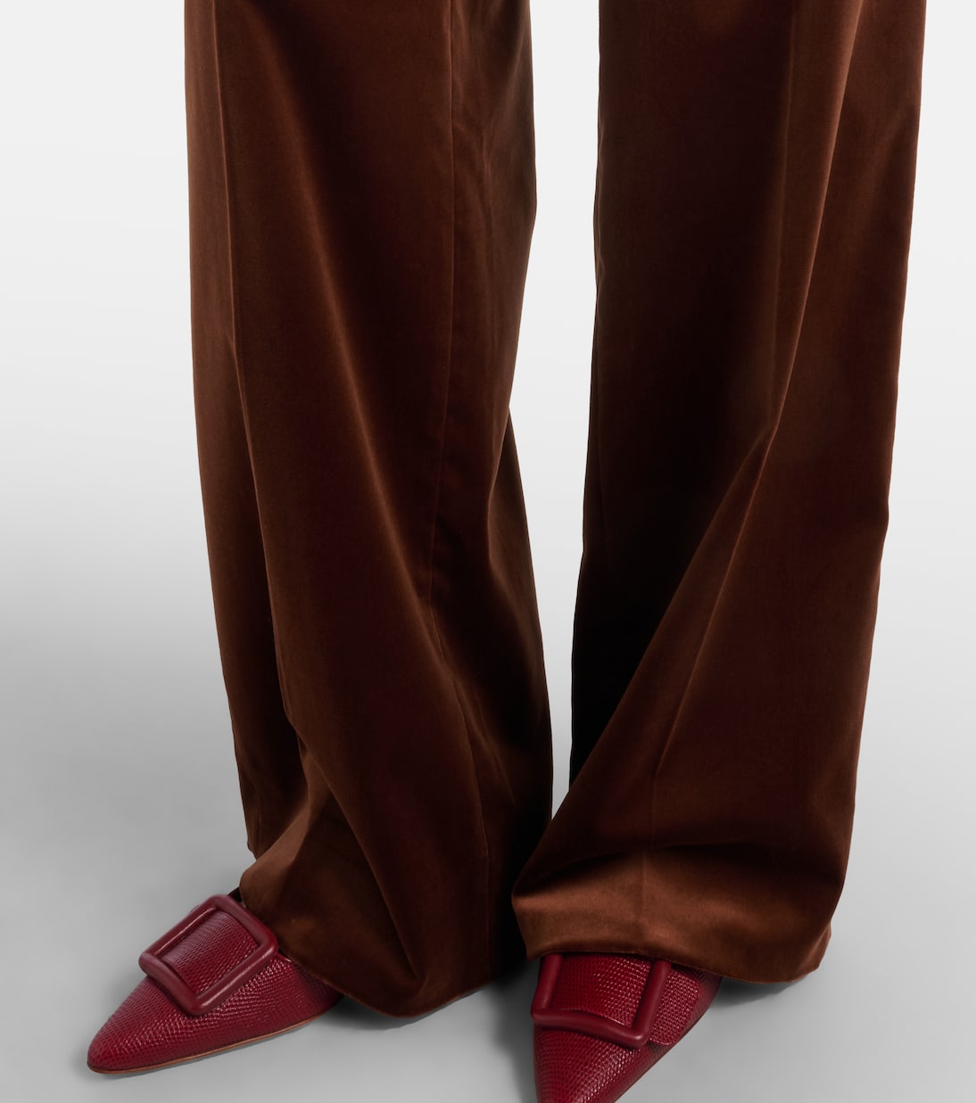 Pantaloni  a gamba larga Elegance Softness in velluto | Dorothee Schumacher