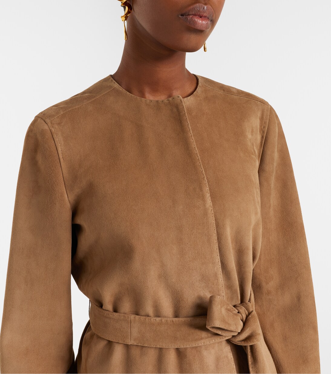 Abito belted suede jacket | Max Mara