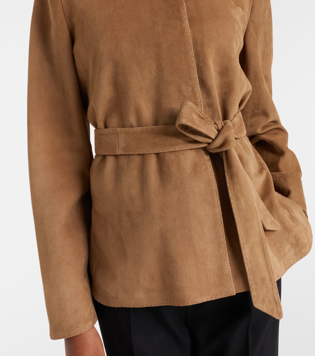 Abito belted suede jacket | Max Mara