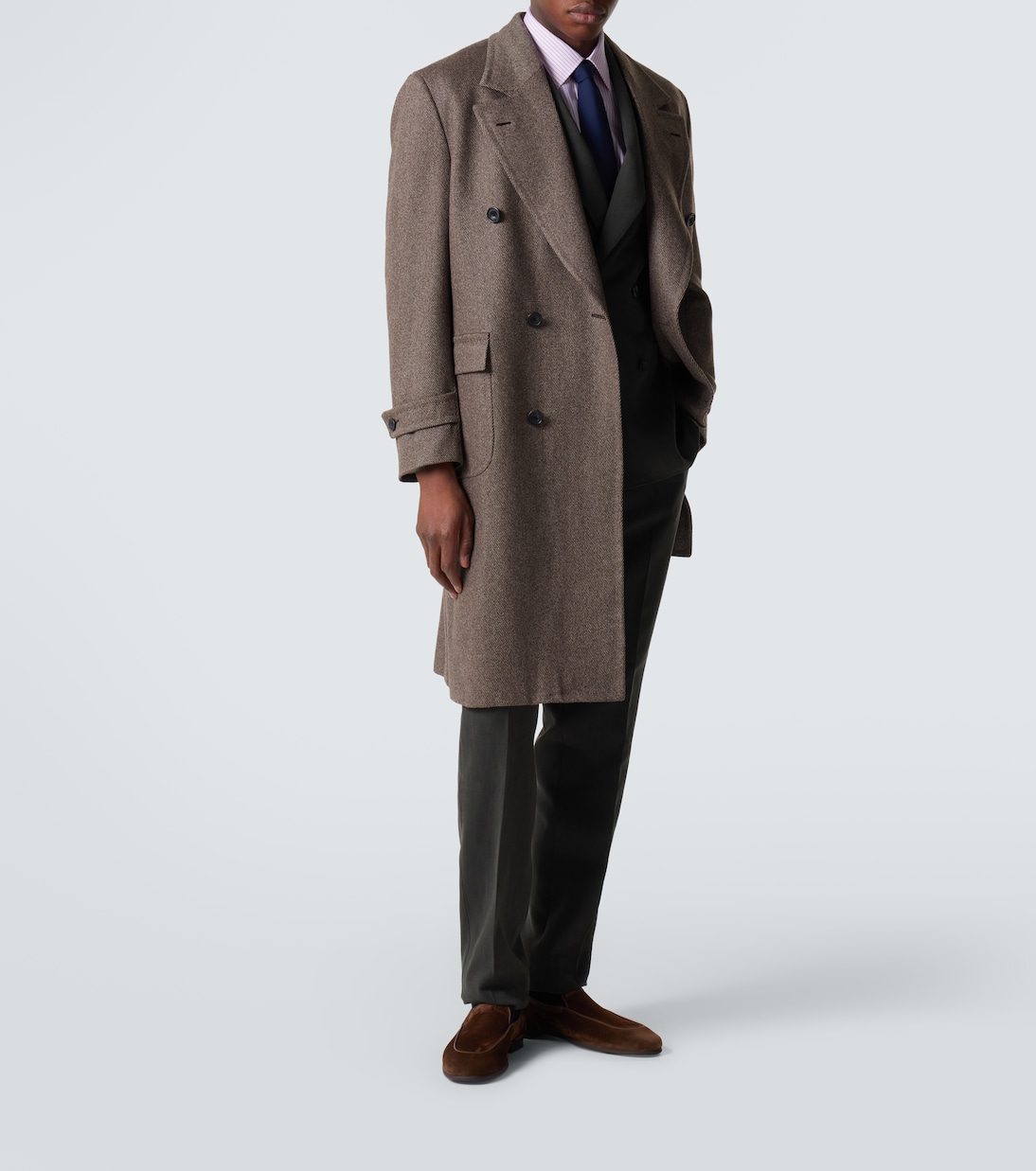 Tyne suede loafers | John Lobb