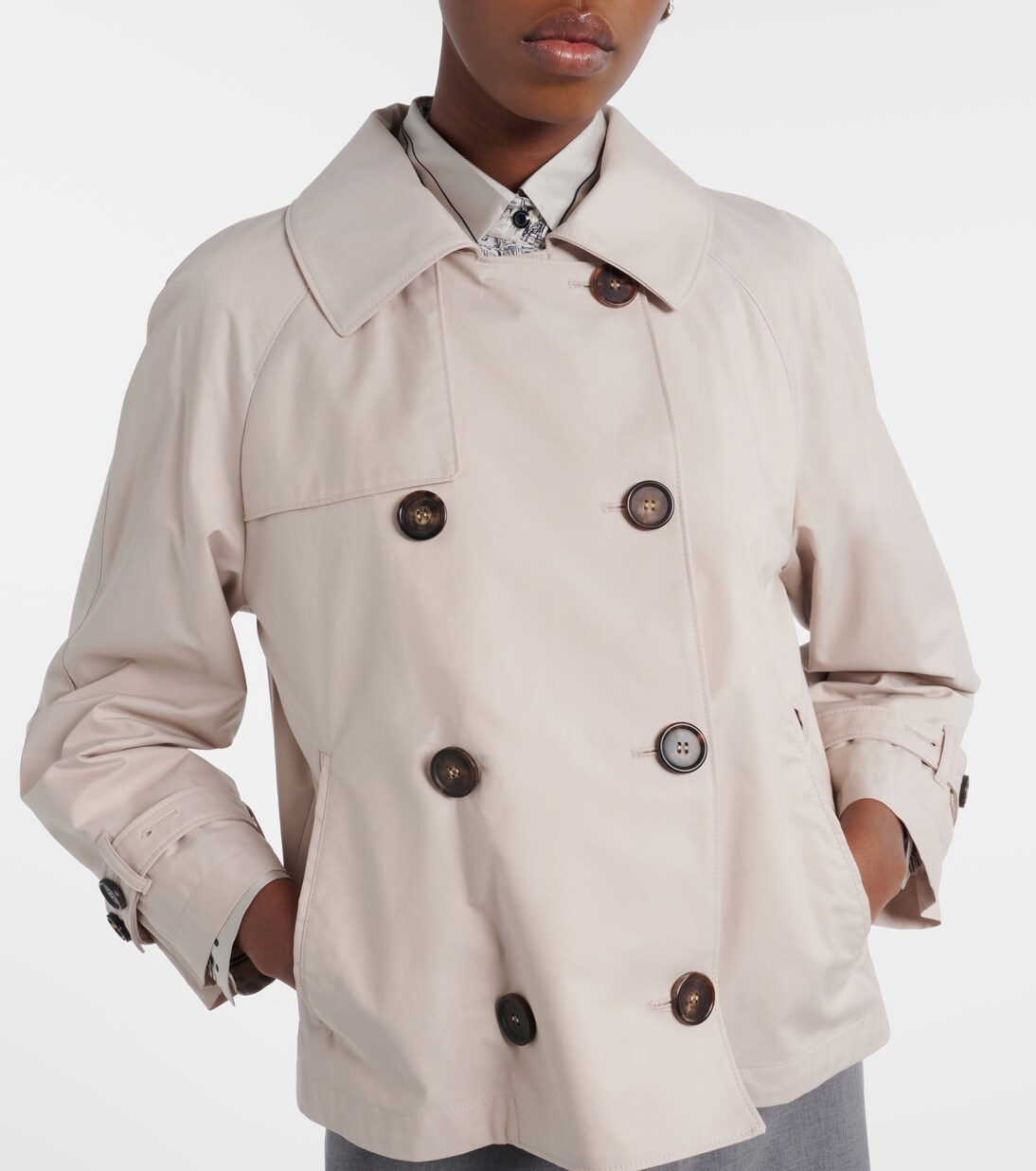 The Cube Tesoro cotton-blend twill jacket | Max Mara