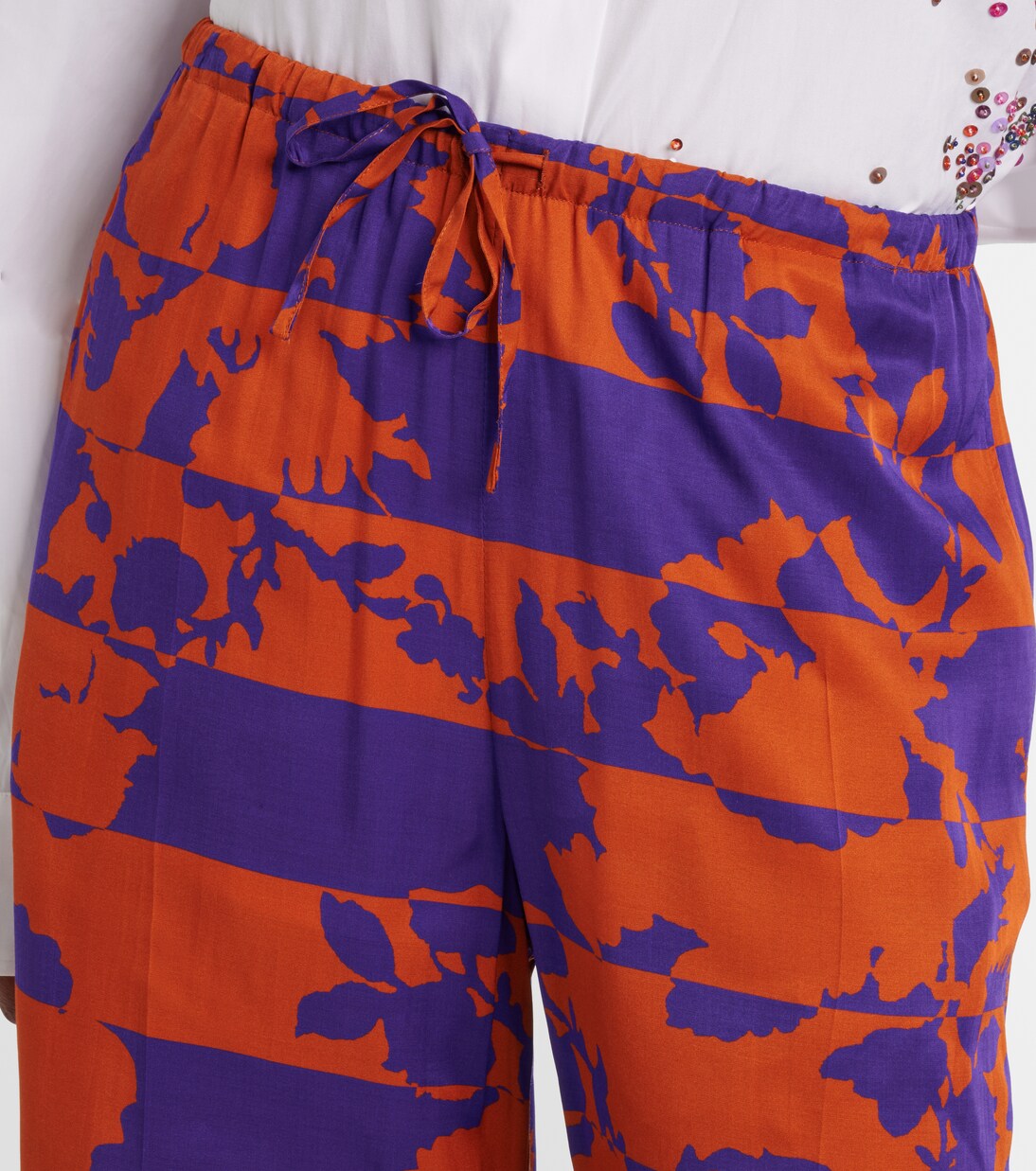 프린트 와이드 팬츠 | Dries Van Noten