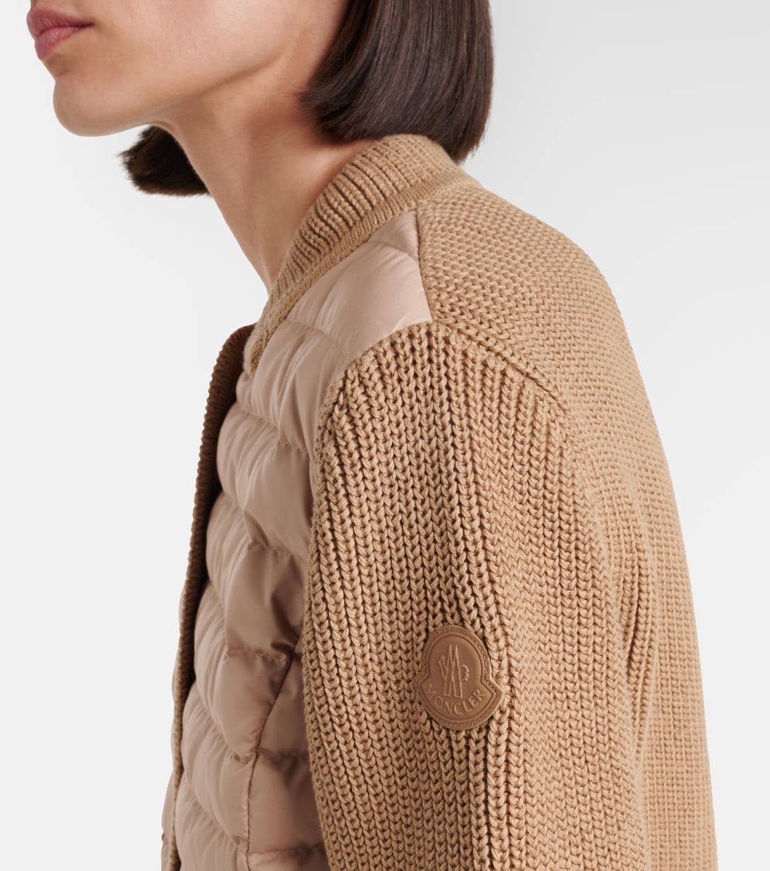 Down-paneled cotton cardigan  | Moncler